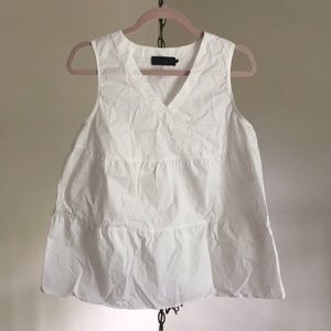 Hatch maternity tank top, white, size 1.
